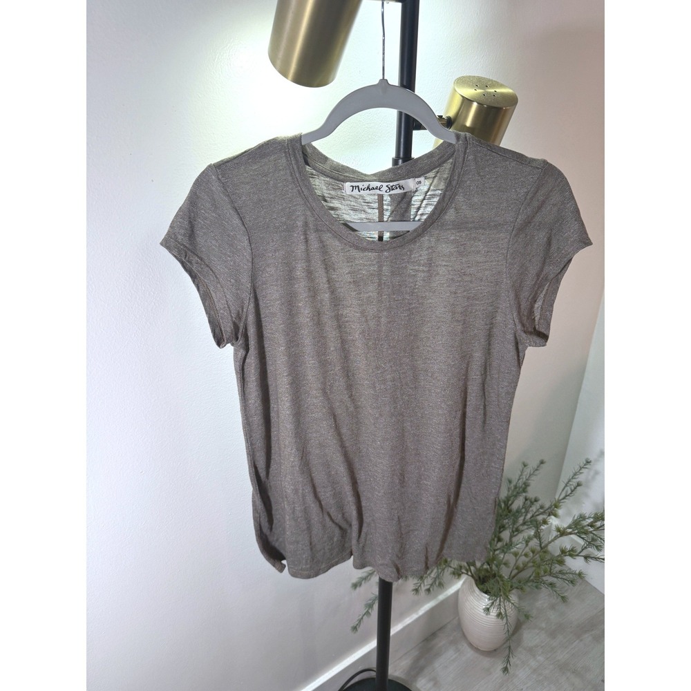 Michael Stars tee boutique fall layering perfect olive OS jeans top lightweight